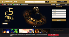 Desktop Screenshot of goldenpalace.be